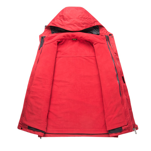 Fashion de moda para hombres Autando al aire libre 3 en 1 chaqueta impermeable hombre ropa de ropa al por mayor desgaste chaqueta de esquí de grúa