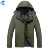 Chaqueta de esquí impermeable para hombres Capucha desmontable personalizable de talla grande de invierno